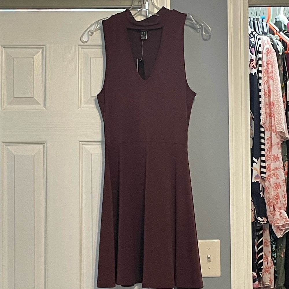 Wine Colored Dress